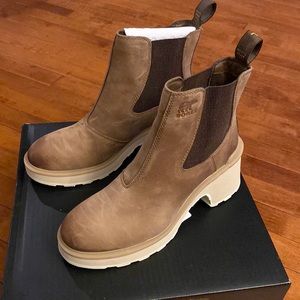 Sorel Hi-Line Heel Chelsea Umber Ceramic